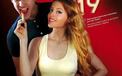 Increíble cena para dos personas