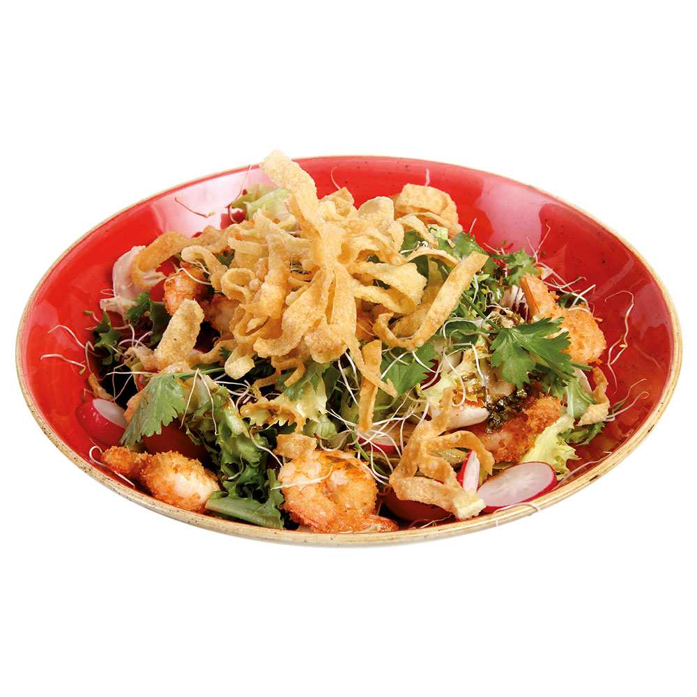 Cotton Grill. Ensalada. Oriental Shrimp