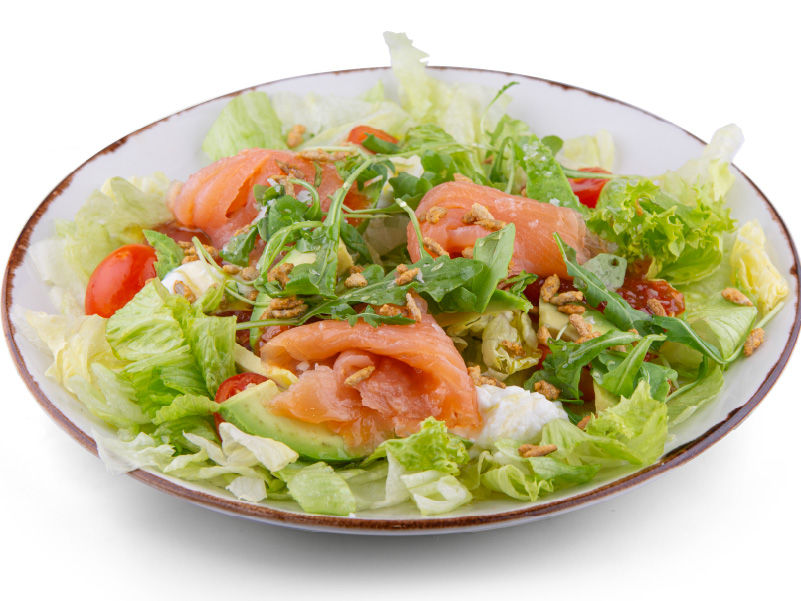 Smoke Salmon Salad